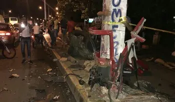 Identifican como Luis Miguel Taveras, uno de los muertos en terrible accidente en SC; heridos Anibal Tavares y Antonio Judit Méndez