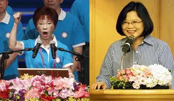 Dos mujeres aspiran a presidir Taiwán