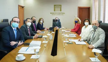 Valdez Albizu recibe la visita de la delegación de la Unión Europea (UE) para México, AL y el Caribe