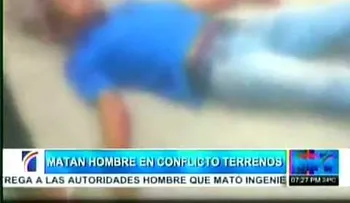Hombre ultimado a disparos por disputas de terrenos en Santo Domingo, RD
