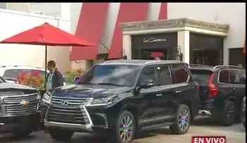 Ángel Rondón se reúne con presidente CD; Rubén Maldonado y el periodista Danny Alcantara, en famoso restaurante