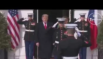Trump deja plantada a Melania durante recibimiento primer ministro checo y su esposa