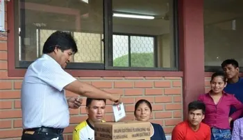 Evo Morales sufre una derrota según primeros resultados