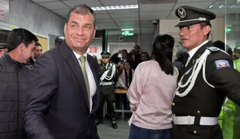 ¿Cuál es el propósito de la llegada de Rafael Correa a Ecuador?