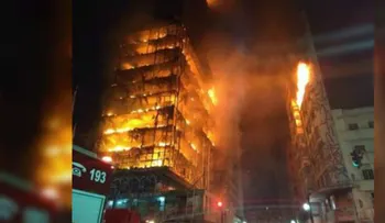 Incendio en un edificio de Sao Paulo, Brasil, deja al menos un muerto