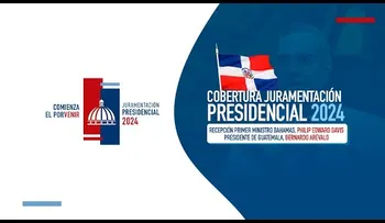 Recepción Presidente de Guatemala y el Primer Ministro de Bahamas