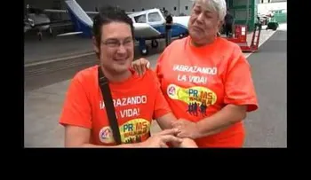 Vea cómo personas con esclerosis tienen la oportunidad de volar (VIDEO)