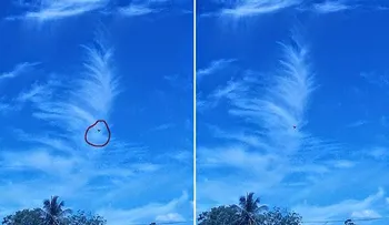 Increíble imagen aparece el Domingo de Ramos, en La Vega, República Dominicana
