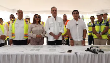 Abinader supervisa ampliación Acueducto Barrera de Salinidad para SDE y SDN