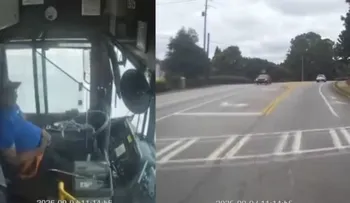 Video muestra a conductor de autobús de MARTA dormido al volante antes de chocar contra un árbol en Georgia
