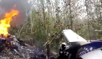 Dos personas mueren en accidente de una avioneta en Pacífico de Costa Rica