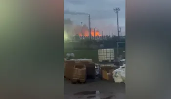 Ucrania bombardeó una planta petroquímica clave en la región rusa de Samara