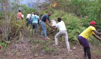 Incendio forestal consume decenas de tareas de tierra en Nagua