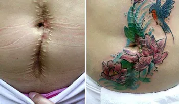 Cree que se trata de un tatuaje común. Pero lo que se esconde no lo desearía ni a un enemigoâ?¦