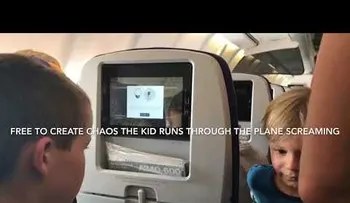 "Niño endemoniado" convierte un avión en un infierno para los pasajeros