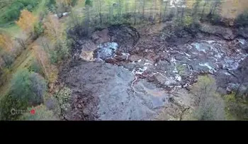 Desaparecen un lago de 20 metros con todos sus peces (VIDEO)