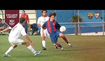 Video inédito: Así jugaba Lionel Messi a los 16 años
