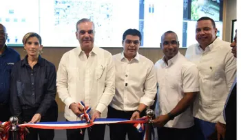 Presidente Abinader y Suberví inauguran centro de monitoreo para la CAASD