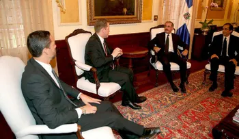 Presidente Medina recibe al secretario de Estado de Puerto Rico