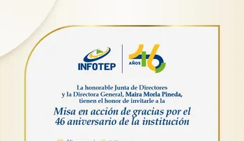 INFOTEP realizará misa por su 46 aniversario en la Catedral