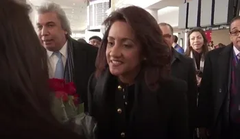 Primera Dama llega a New York para honrar a la virgen de la Altagracia