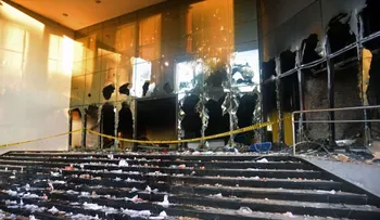 El Congreso de Paraguay, destrozado tras las protestas