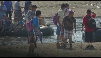 Mira como cruzan los migrantes de forma ilegal a EEUU 