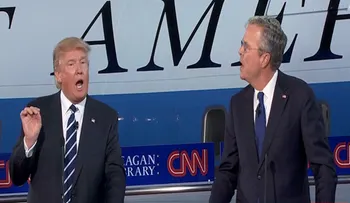 Jeb Bush y Trump calientan campaña republicana por comentarios del magnate sobre el 9/11