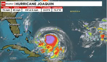 Tormenta 'Joaquín' se convierte en huracán