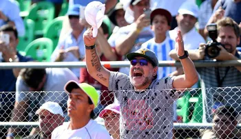 La molestia de Berlocq con Maradona: "Le pedí que se callara"