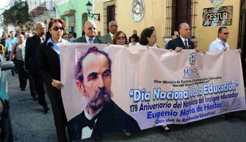 Educación celebra Día Nacional de la Educación y el 178 aniversario del natalicio de Eugenio María de Hostos 