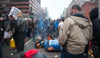 Más de 200 acusados por los disturbios en la toma de posesión de Trump