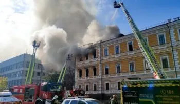 Ataque ruso con dron contra Academia de Ciencias deja un muerto y siete heridos en Kiev