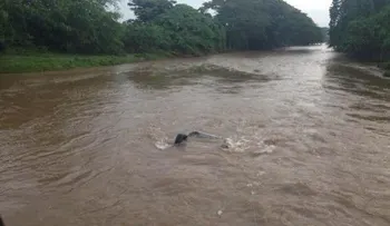 Hombre muere al caer a río vehículo en que viajaba
