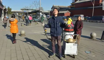 Este artista aspiró la polución del aire de Beijing y la convirtió en un ladrillo