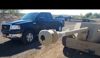 ¿Qué daños puede causar un cañón antitanque alemán en una camioneta?