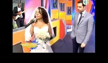 Cheddy llega vestida de novia y dice que Robertico la dejó plantada 