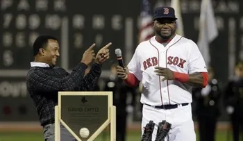 Medias Rojas rinden homenaje a David Ortiz