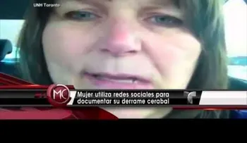 Mujer publica su propio derrame cerebral en las redes (VIDEO)