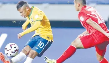 Neymar monta un show y Venezuela vence a Colombia