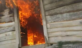 Al menos nueve casas destruidas por un fuego en Santiago