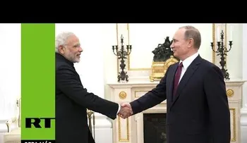 ¿Qué regaló Putin al primer ministro indio? (VIDEO)