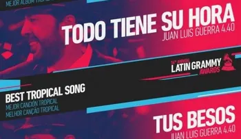 Lista: Juan Luis Guerra se lleva dos Latin Grammy