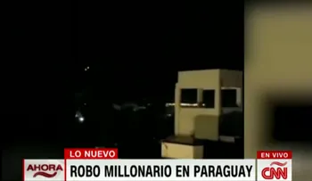 Explosiones, tiroteo y persecución en asalto de película en Paraguay