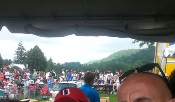 En la fiesta de Cooperstown con Pedro