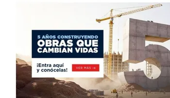 Gobierno muestra inversión de 5 años con obras en todo el país