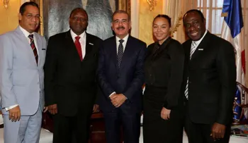 Presidente Medina recibe visita de representantes ACT Alliance 
