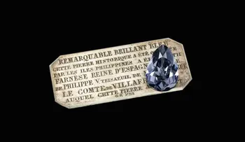 El Diamante Azul real llega al mercado público por primera vez en 300 años
