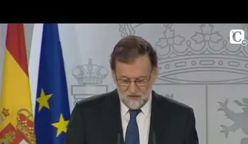 Mariano Rajoy: "Hoy no ha habido referéndum de autodeterminación en Cataluña"