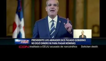 Abinader: "País puede confiar de este gobierno..."; pide renuncia CC y dice gobierno PLD instauró la corrupción